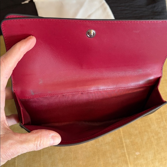Furla Three-Tone Red, Black, and White Wallet - Picture 10 of 11